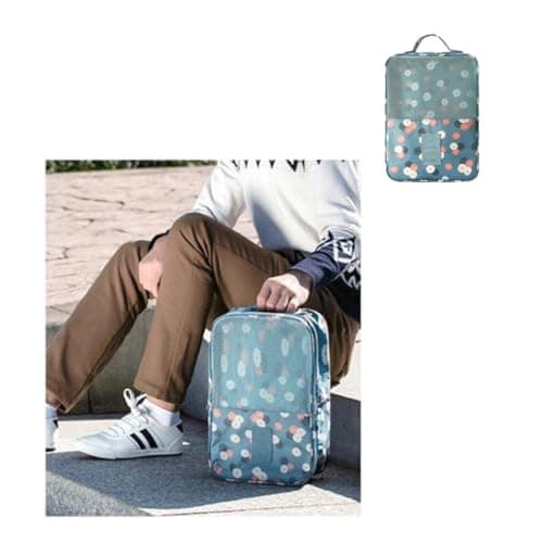Two Layer Shoe Storage Bag Waterproof Nylon Travel Organizer — view 6