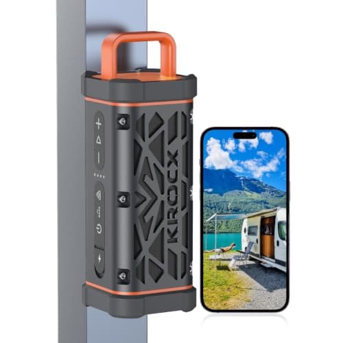 TRAVOR Magnetic Bluetooth Speaker, Aluminium Outdoor Speaker for Camping