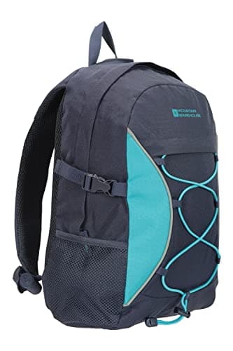 Mountain Warehouse Bolt 18L Backpack - Ripstop Rucksack, Compression Straps Bag - For Travelling Teal — view 4