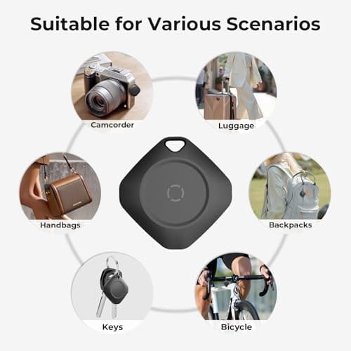 Tracker Tags-4 Pack(iOS Only), ltem Finder Smart Tag Set Black — view 3