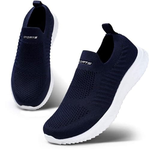 Walking Shoes Mens Light Weight, Trainers Men Barefoot, Loafer Shoes Slip On Sneakers With Anti Slip Soles Lightweight Walking Shoes Athletic Running Shoes Gym Workout Shoe With Arch Support — view 5