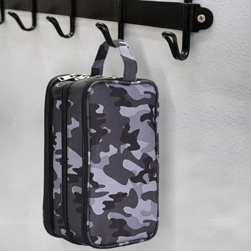 IGNPION Mens Wash Bag, Dry Wet Separation Travel Toiletry Bag, Dopp Kit Bag — view 4