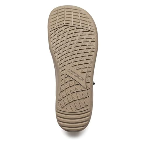 HOBIBEAR Barefoot Minimalist Shoes Womens Mens Zero Drop Wide Toe Box Waterproof Outdoor Hiking Walking Comfortable Trail Running Sneaker Beige Brown — view 5