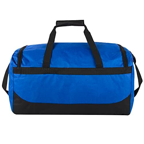20 Inch, 40 Liter Duffel Bag for Men, Women, Teens – Travel Weekender Overnight Carry-on Shoulder Duffel Tote Bag (Blue) — view 5