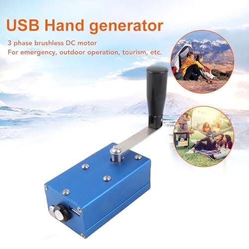 Chrees Hand Crank Generator with Aluminum Alloy Structure — view 2