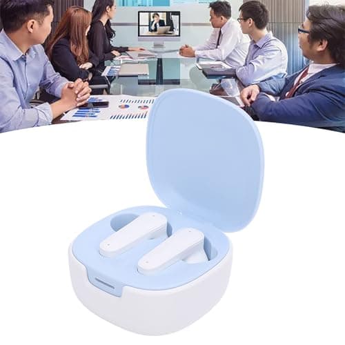 Pongnas Translation Earbuds – Real-Time 74-Language Speech Translator with ANC, Offline Mode & App Control for Travel, Business & Social Use (Sky Blue) — view 4