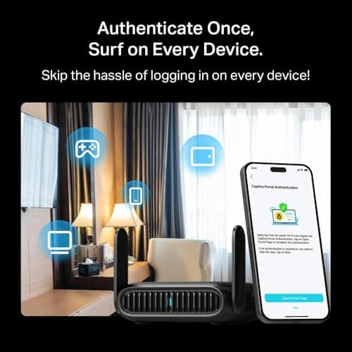 TP-Link TL-WR3602BE BE3600Mbps WiFi 7 Travel Router,USB 3.0 and 2.5 Multi-Gig WAN Ports, Portable WiFi Router, VPN Client or Server,Hotspot, Access Point, USB Tethering, Suitable for Hotel, Business — view 6