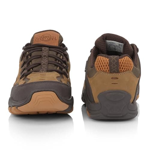 Northwest Territory Corbett Men's Leather Walking Shoes, Taupe, Size 10 — view 6