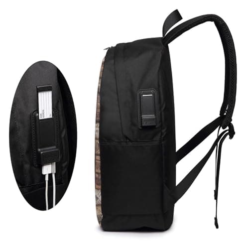 FEYUNYAN Laptop Backpack For Men Women, Usb Charging Port & Headphone Jack — view 5