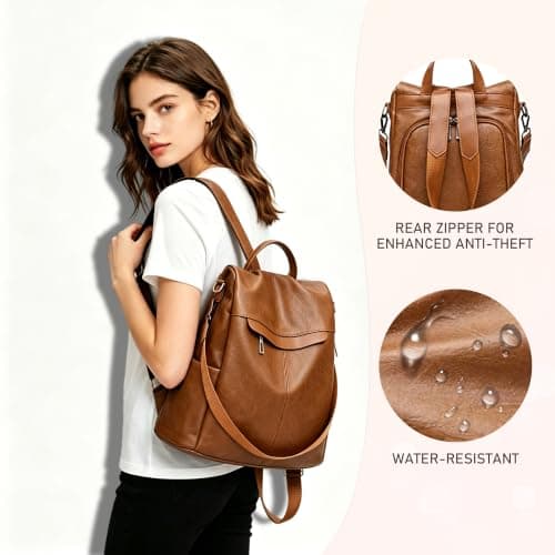 shepretty Backpacks Anti Theft Women Travel Rucksack Shoulder Bag,k — view 2