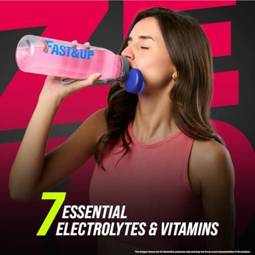 Fast&Up Reload Zero Electrolyte Tablets | Zero Sugar & Calories | Summer Fruits Flavour | 25 Effervescent Tablets with Vitamin C & B12 | Instant Hydration & Energy — view 3