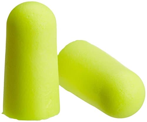 3M E-A-R Earplugs Uncorded Foam EN352-2 Noise Level Reduction 36dB Neon Yellow Ref ES-01-001 - Pack 250