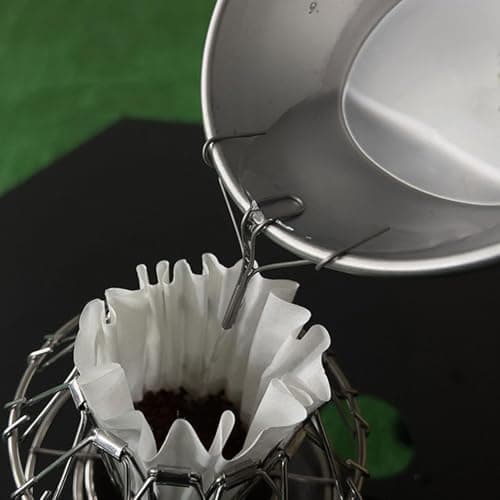 Spout Wire Drip Adapter - Stainless Steel Manual Brew, Flow Control Nozzle Lightweight Metal, Durable Skitter Funnel Attachment | Outdoor Beverage Brewing Aid For Camp Kitchen Travel Adventure Use — view 2