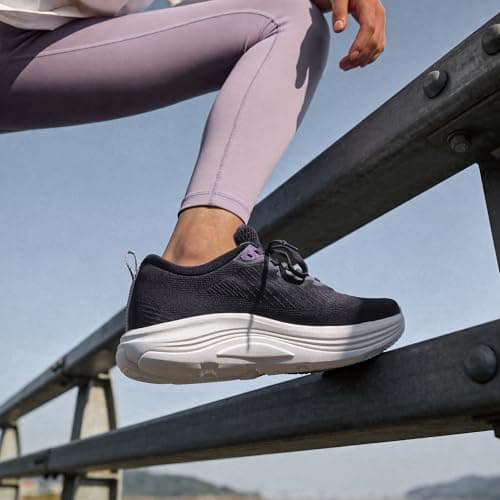 ALLSWIFIT Women's Walking Shoes Running Tennis Sneakers,Dark Purple,5 — view 2