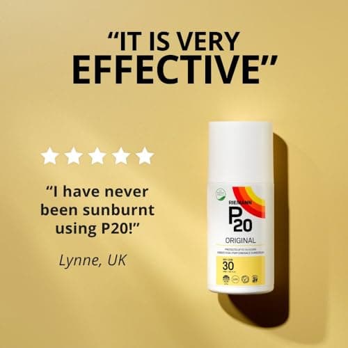 RIEMANN P20 Original SPF30 Spray 85ml, Advanced Sunscreen Protection, High Performance Triple Protection + Sweat Resistance, Durable Protects up to 10 Hours — view 6