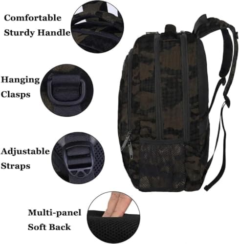 MATEIN 15.6 Inch Travel Laptop Backpack, Work Bag Lightweight Laptop Bag — view 2
