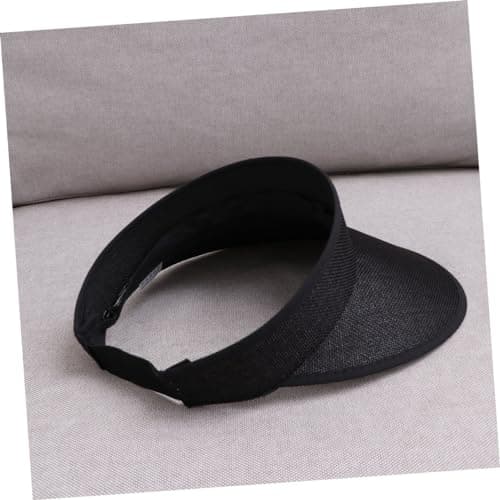 PACKOVE Visors Adjustable Sports Sun Hat Back to School Decor Black — view 4