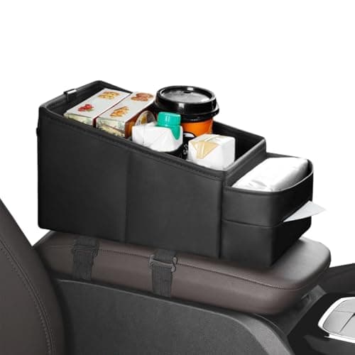Car Storage Organizer Between Seats | Car Caddy Front Seat Organizer - Auto Interior Organization for Truck Trunk Van Vehicle Travel Road Trips