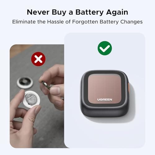 UGREEN FineTrack Pro Solar Tracker Tag for Apple Find My, 110dB, Key Finder — view 4