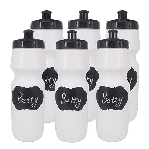 ZMCYN 6 Pack 800ml Squeeze Sport Water Bottles for Gym Hiking Running — view 2