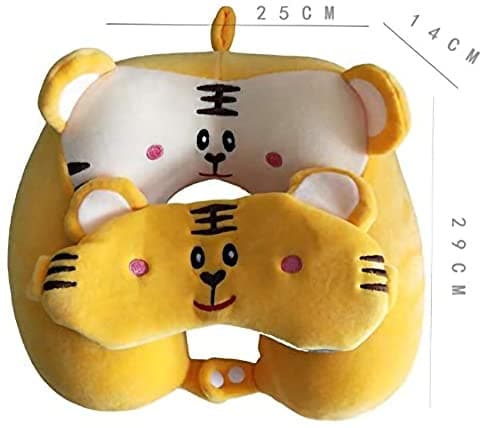 AOOPOO Memory Foam Travel Pillow Kids Neck Pillow Cute Animal Shape Neck Pillow Headrest Baby Travel Sleeping Pillow with Eye Cover Storage Bag for Home, Office, Camping, Travelling, Sleeping (Koala) — view 2