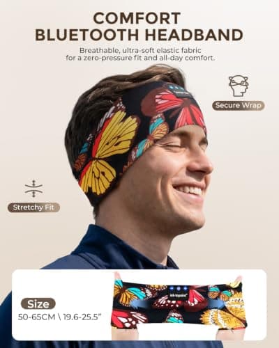 ink-topoint Sleep Headphones Bluetooth Headband for Side Sleepers — view 4