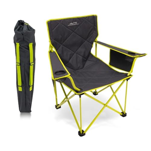 Alps Mountaineering King Kong Chair, Charcoal/Citrus - New