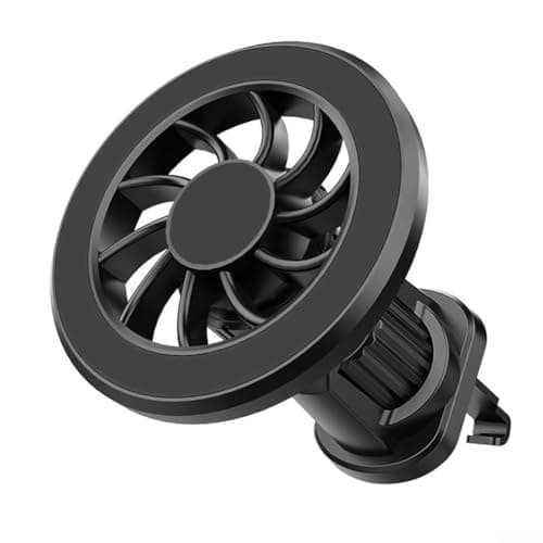 Car Mount Air Vent Phone Clip Holder Foldable Stand Handed Stable Bracket,White Phone Bracket,Dashboard Navigation Clip Black White(Black)