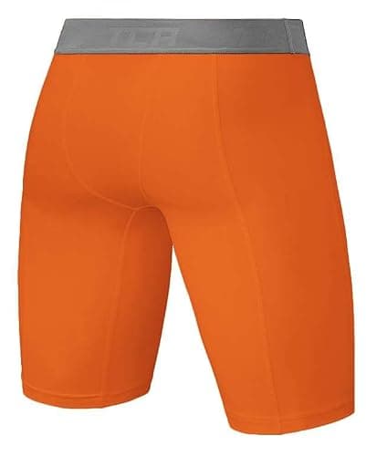 TCA Men's Pro Performance Compression Base Layer Thermal Under Shorts - Orange, XL — view 2