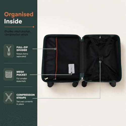 RMW Suitcase EasyJet Underseat Cabin Bag 45x36x20cm with Removable Wheels — view 4