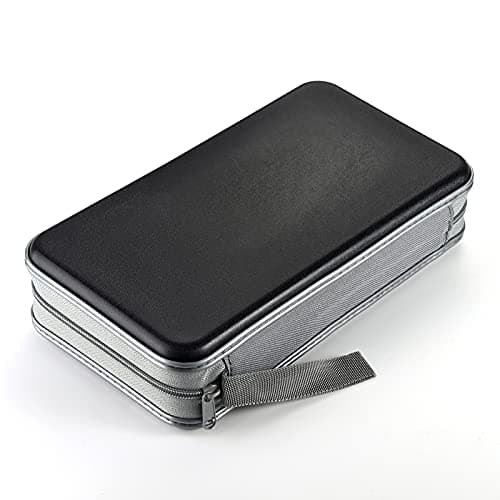 LIOVODE DVD Case, 96 Capacity CD Case Holder Organizer Disc Wallet for Car — view 6
