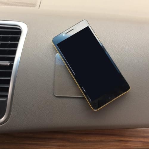10 Count Silicone Gel Non-Slip Pads Designed for Car Dashboard Phone Mounts, Stand Bases, and Smooth Grip (Transparent) — view 5