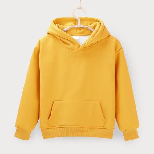 Cocila Fashion Warm Sweatshirt For Comfortable Children's Winter Yellow — view 2