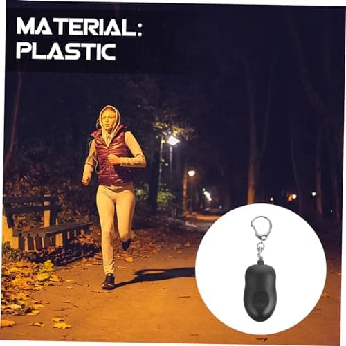 NUOBESTY Personal Emergency Alarm LED Flashlight for Women, Mini Safety Alarm with Smart Sos Siren, Portable Black Security Device for Outdoor and Travel Use — view 3
