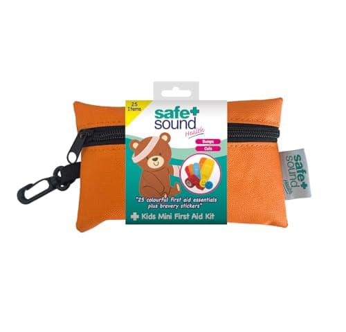 Safe + Sound Health Kids Mini First Aid Kit, 25 Piece, Orange — view 2