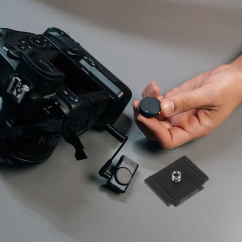 VERDANVERSE Camera Quick Release Plate Mount Adapter for Dslr Cameras and Projectors, Portable Tripod Connector with Enhanced Stability, Black Plastic and Alloy Material, for Video Shooting — view 6