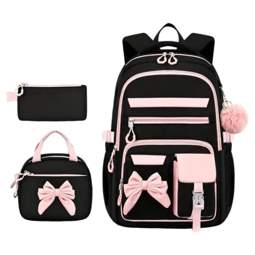 Kids Backpack with Lunch Bag and Pencil Case Lightweight Casual Daypack,3-in-1 Set | Lightweight & Durable | Spacious Main Compartment | Comfortable Padded Straps | Ideal for School & Outdoor — view 4