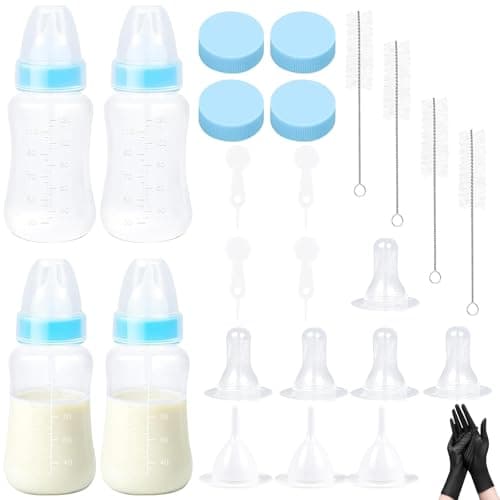 Travel Friendly Pet Feeders Set Hygienic Smooth Surfaces Compacts for Hamsters Rabbits Pigs Travel Friendly Pet Feeding