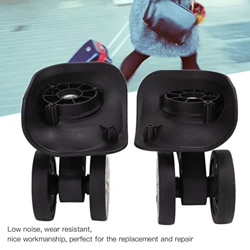 Generic Nylon Luggage Wheels Wear Resistant Repair Kit, 2 Pack Luggage Suitcase Caster Wheels for Replacement — view 4