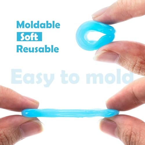 ‎Desenda 4 Pairs Moldable Silicone Ear Plugs - Blue — view 5