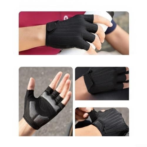 SBR Shock Absorbing Gloves Carbon Fiber Textured — view 2
