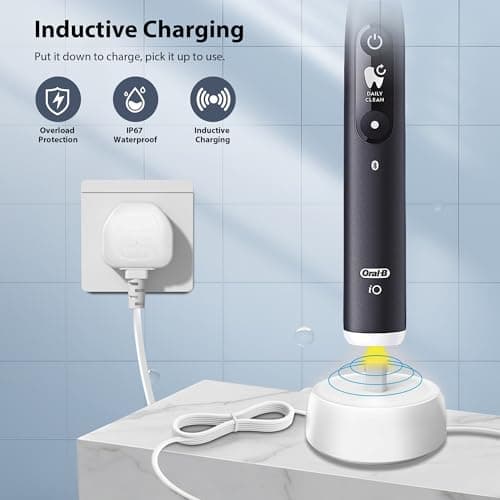 Electric Toothbrush Charger Compatible with Oral B Charger Adapter Plug UK — view 4