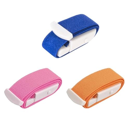 MFUOE 3 Pieces Tourniquet with Buckle Emergency Tourniquets Elastic Adjustable Quick and Slow Release Home Outdoor Emergency Care