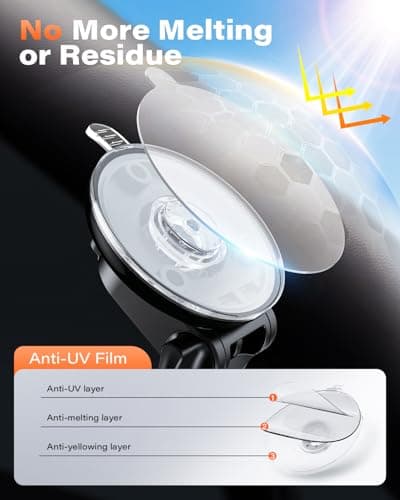 APPS2Car Car Phone Holder - Windshield Mount, Strong Suction, Compatible for 4.7-6.8" iPhone 14/13/12 Pro Max, Samsung S22+ — view 4
