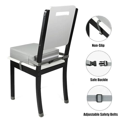 PandaEar Toddler Booster Seat for Dining Table, Portable High Chair Seat, Table Booster Seat for Toddler, Travel Highchair Booster Cushion for Kids Child — view 3