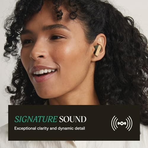 House of Marley Little Bird True Wireless Bluetooth Earbuds - IPX4, Green — view 4