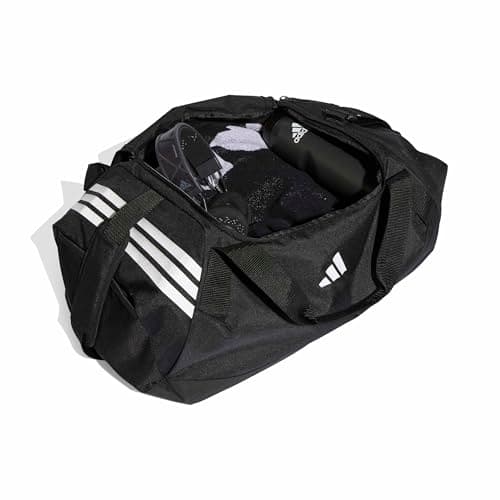adidas Unisex Tiro Duffle Bag Medium Duffel Bag, Black/White, One Size — view 4