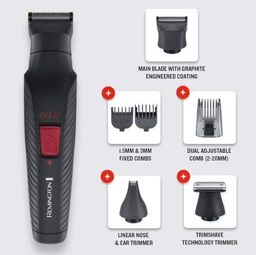 Remington 12-in-1 All-in-One Trimmer, Multi-Grooming Kit with 6 Attachments — view 2