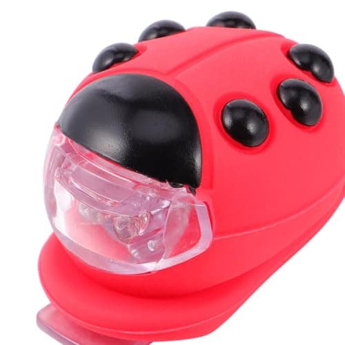 Red Waterproof Bike Light Front Head Lamp for Helmet and Bike — view 4