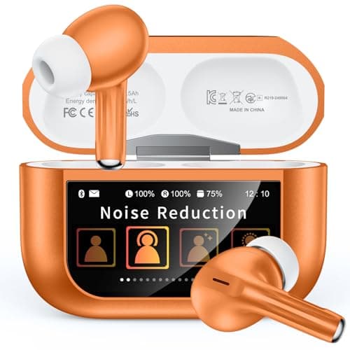 Wireless Earbuds, Smart Touchscreen Ear Buds, Noise Cancelling Headphones